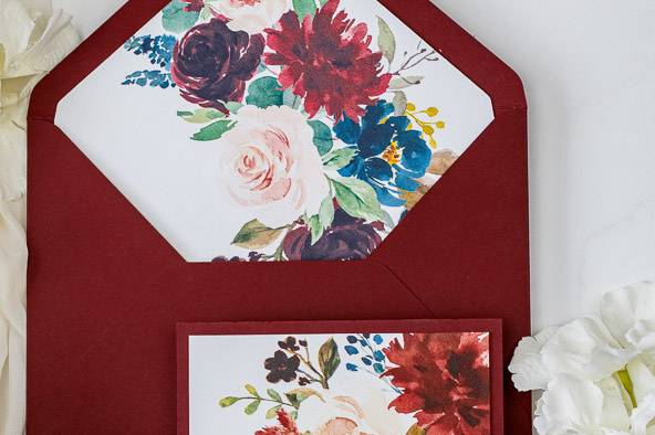 Faire-part de mariage élégant