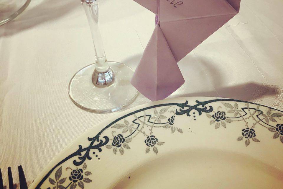 Marque place origami