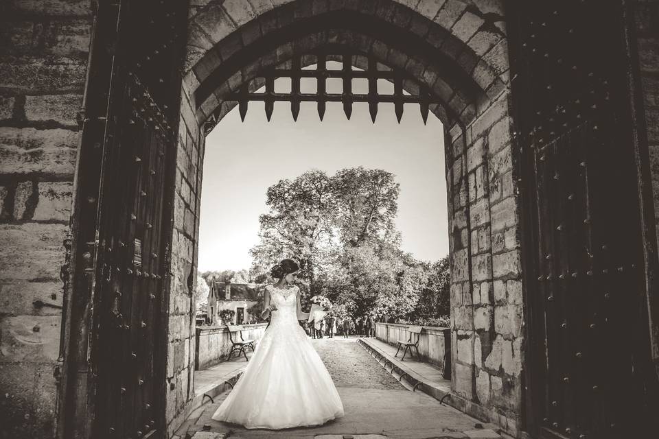 L'entrée dans la salle.