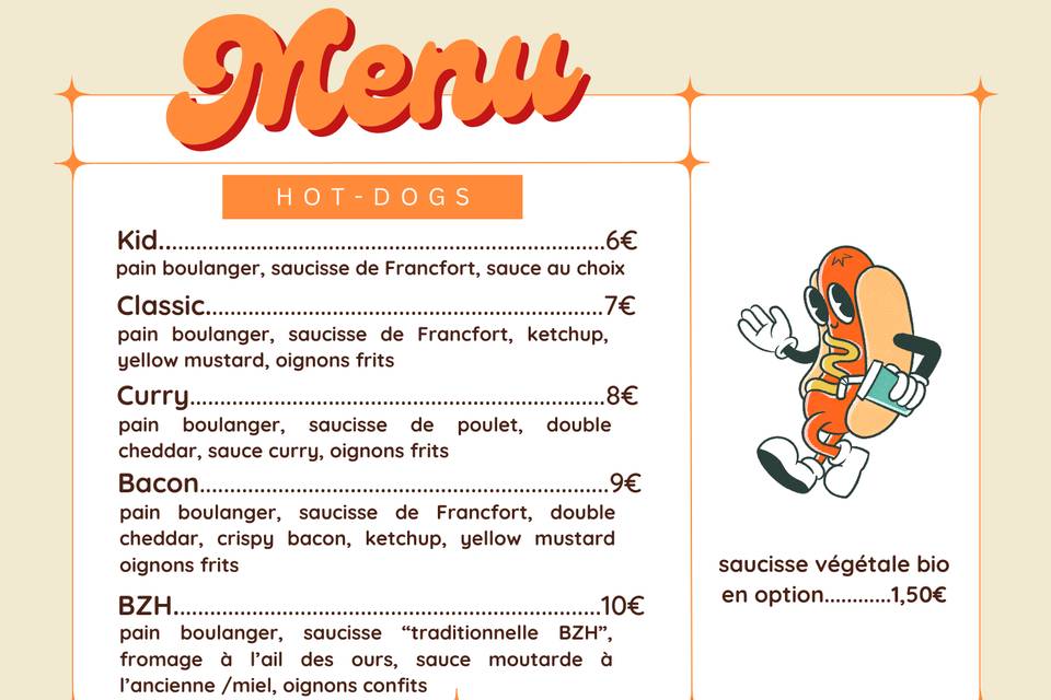 Menu 2025
