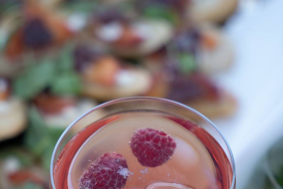 Champagne framboise