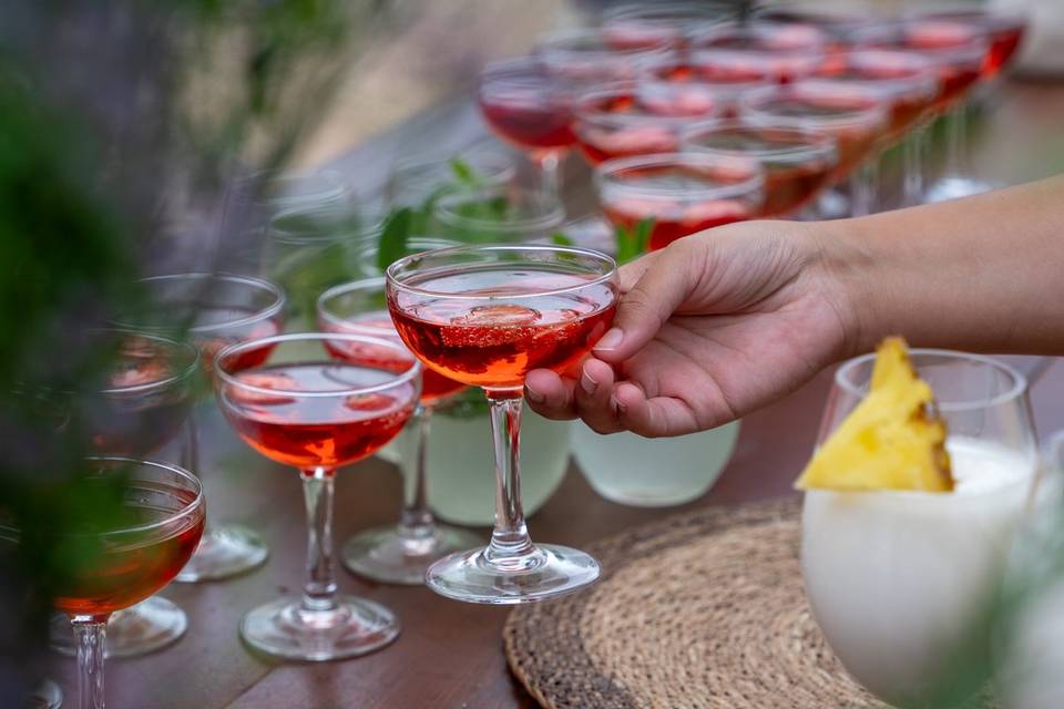Buffet mocktails