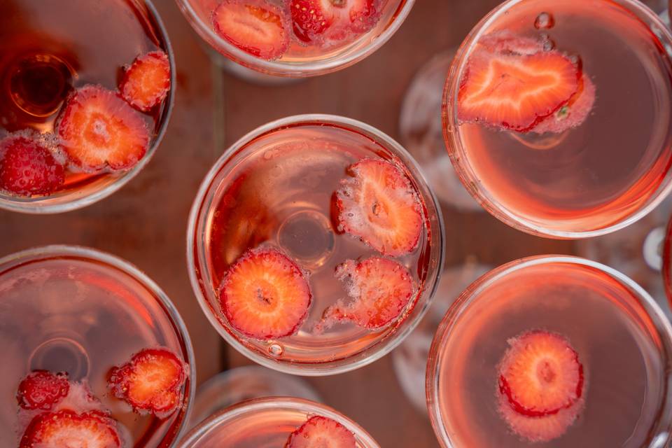 Champagne framboise