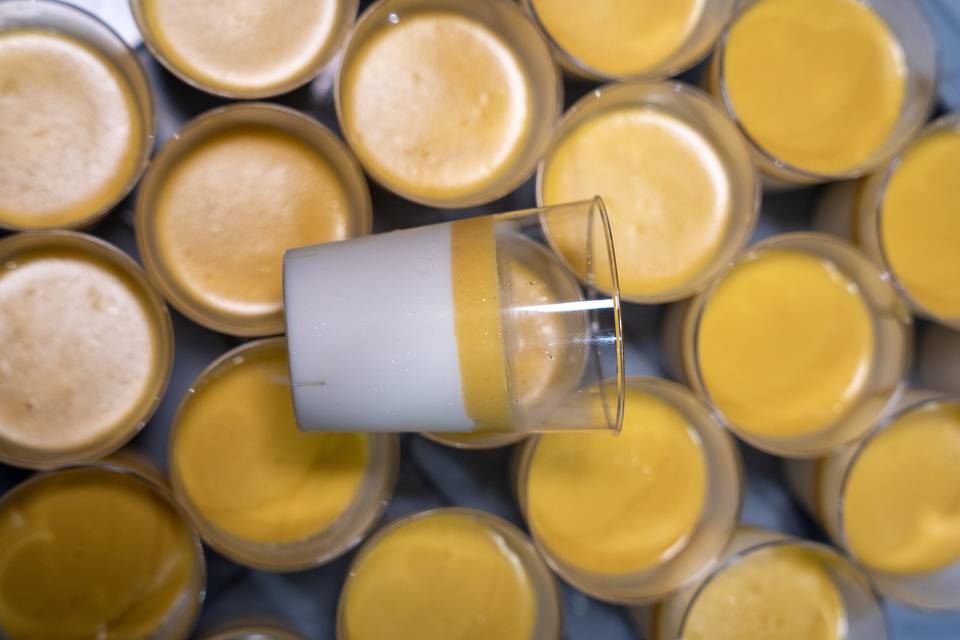 Verrines sucrés - coco mangue
