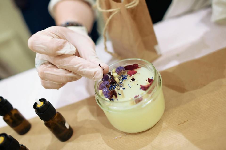 Décoration des bougies