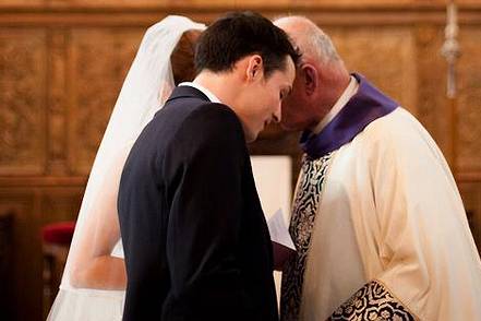 Célébration dans l'église