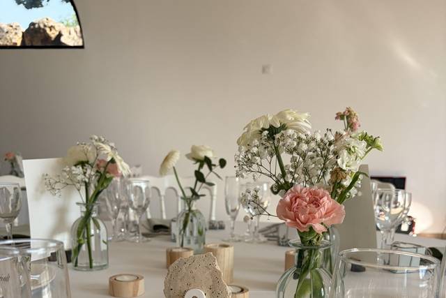 Détails tables invités