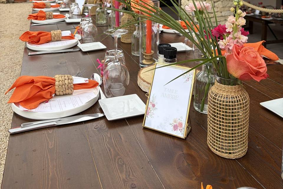 Table invités