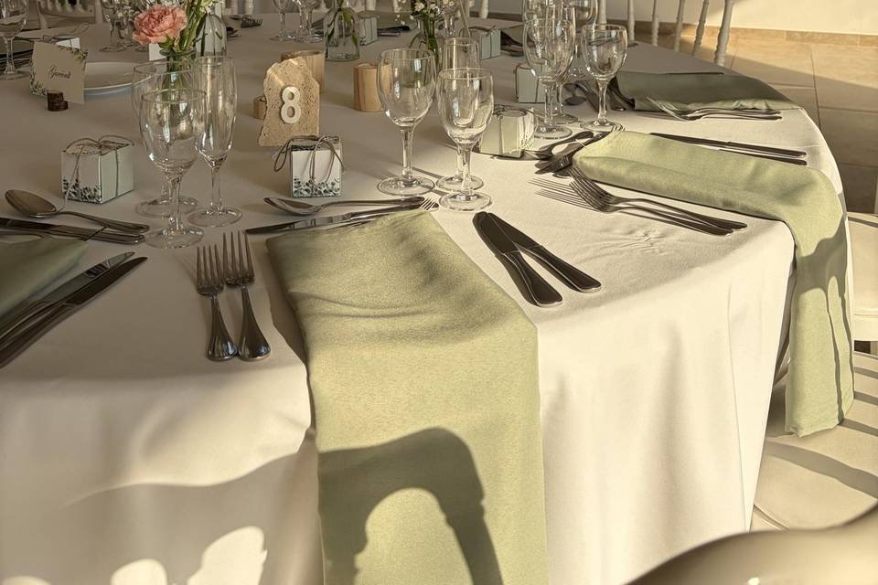 Tables invités