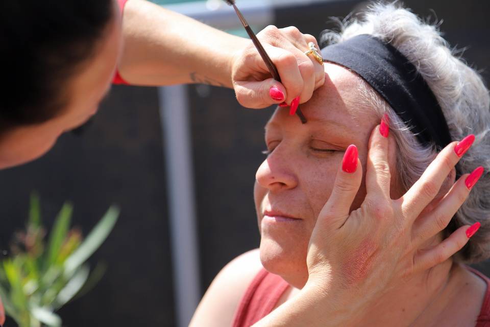 Maquillage de la mariée