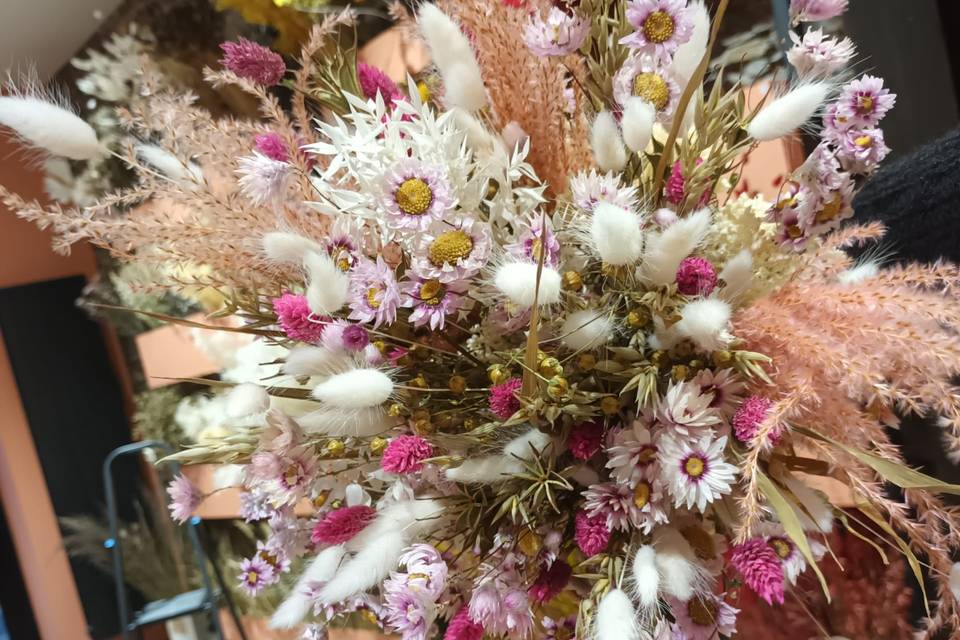 Bouquet  fleurs séchées