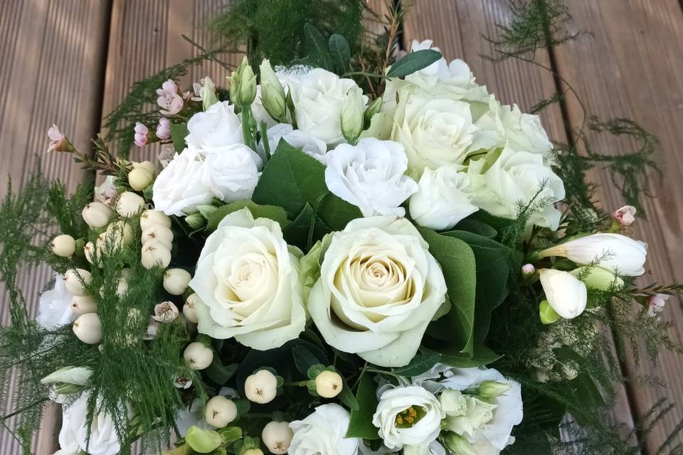 Centre de Table Blanc pur