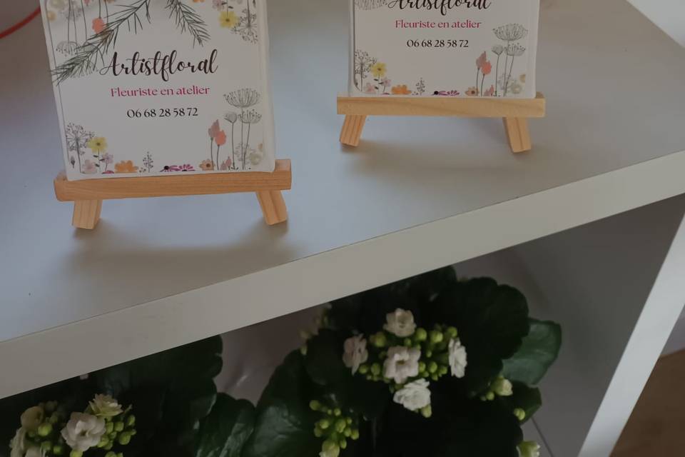 Chevalet fleuri
