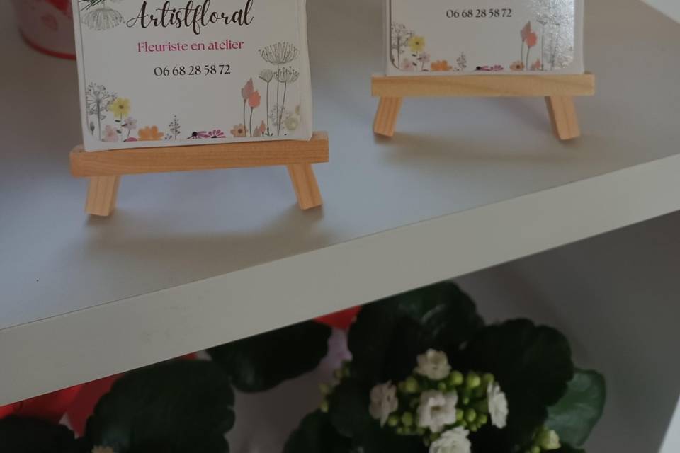 Chevalets fleuris