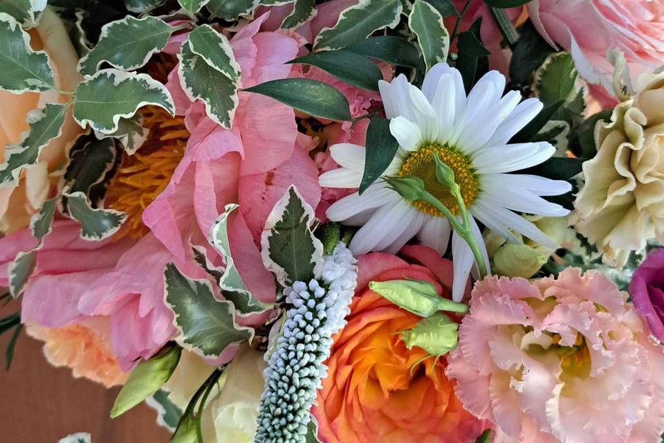 Bouquet de mariée champêtre