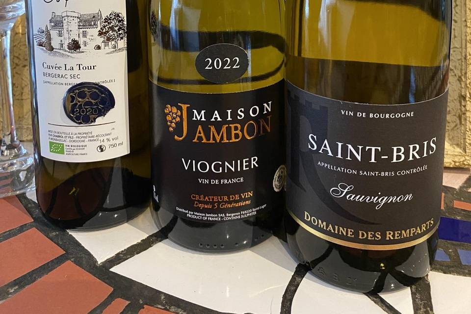 3 vins blancs