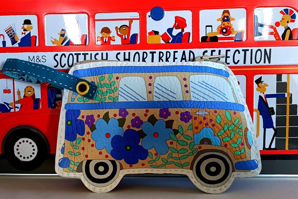 Combi bleu et ocre