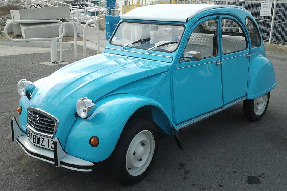 2CV avec et sans chauffeur