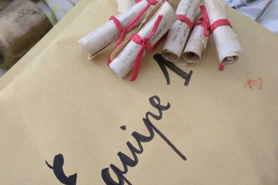 L'enveloppe de départ