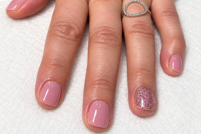 Vernis semi-permanent rose