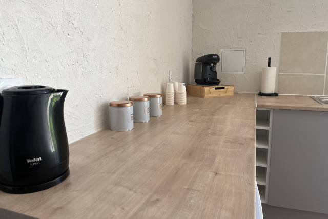 Coin cuisine salle blason