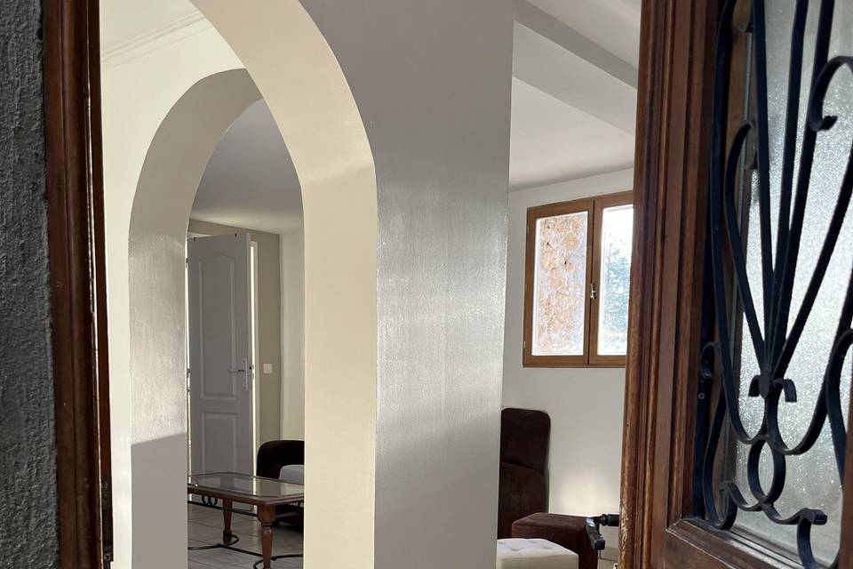 Entrée du Gîte des Chevaliers