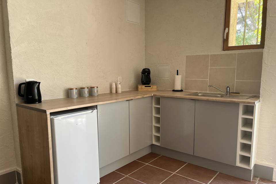 Coin cuisine salle blason