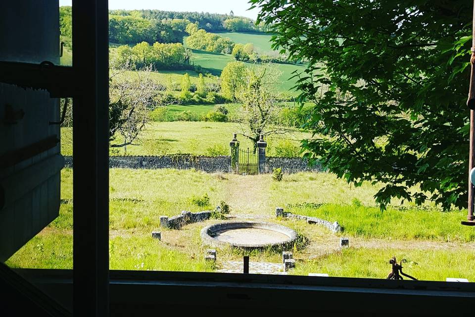 Vue sur la campagne périgourdi