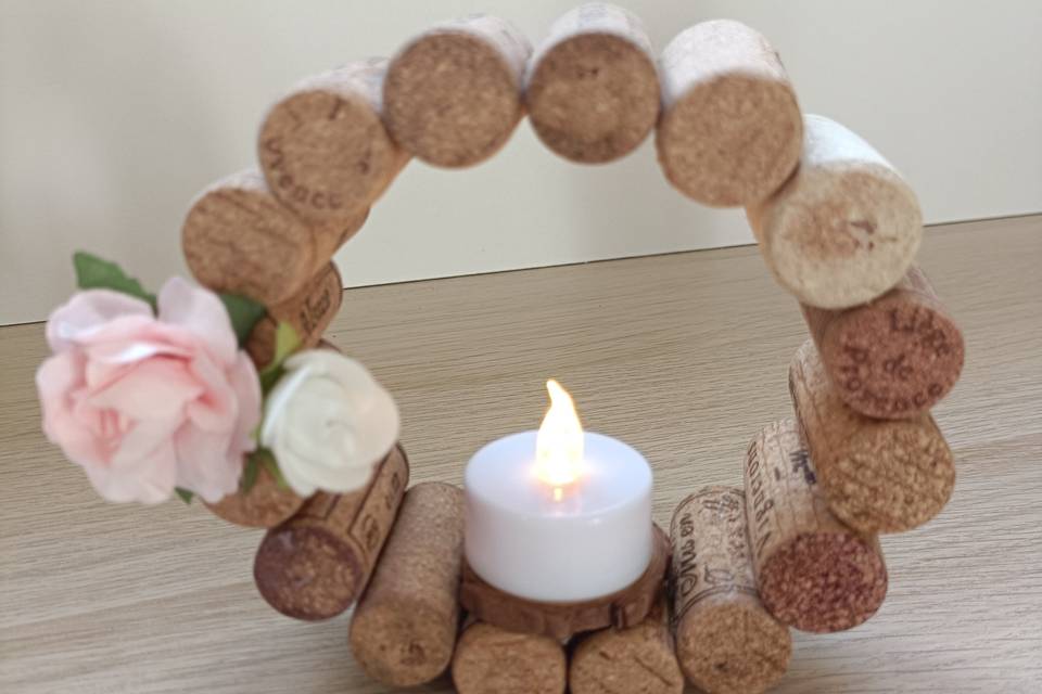 Bougeoir forme ronde