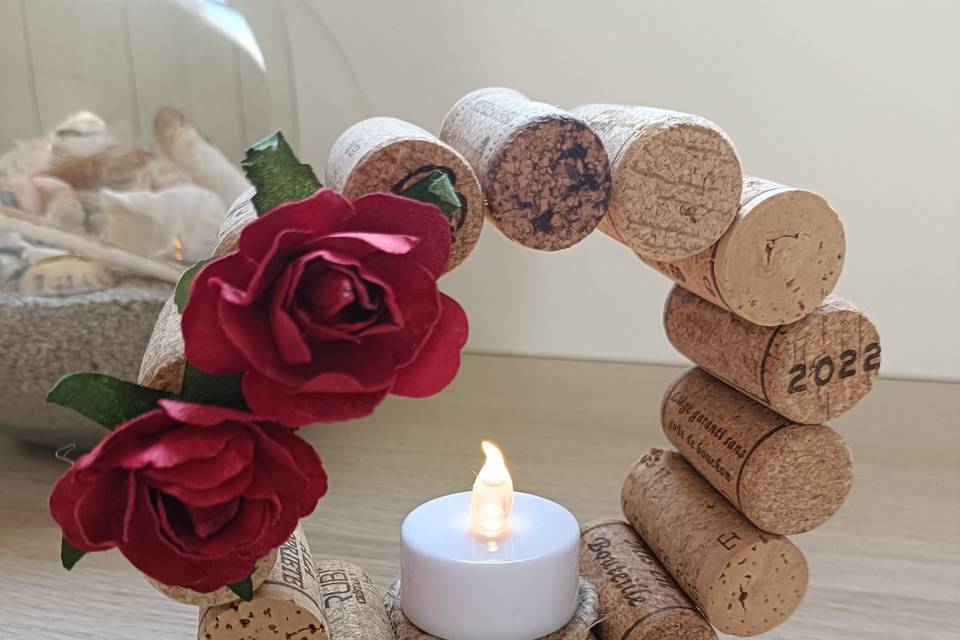 Bougeoir forme ronde