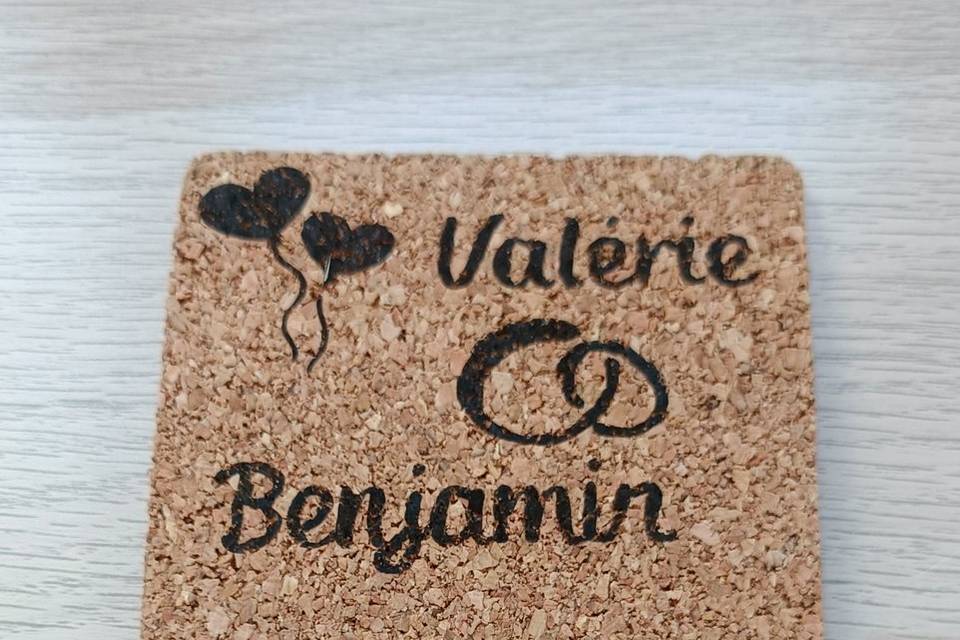 Sous-verre personnalisables