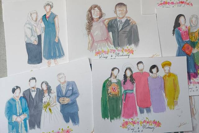 Illustrations mariage