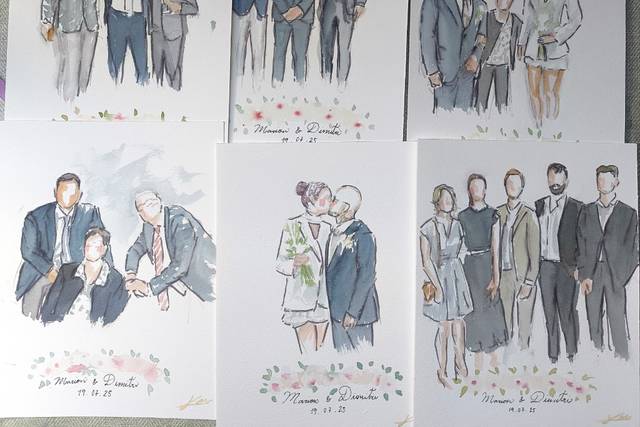 Illustrations mariage