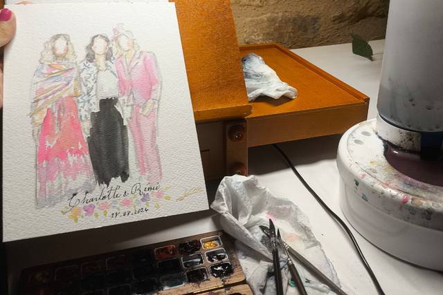 Illustrations en live