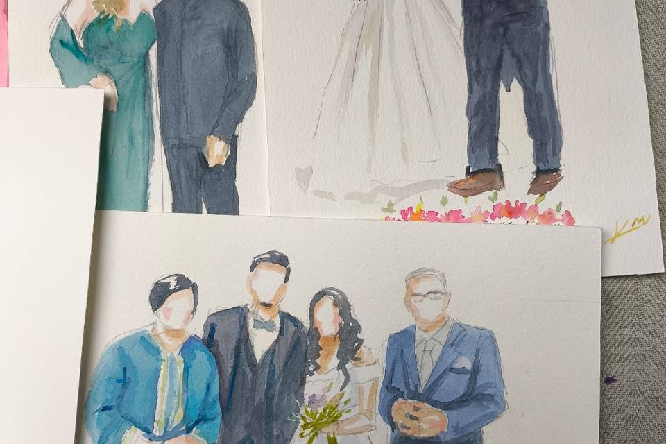 Illustrations mariage