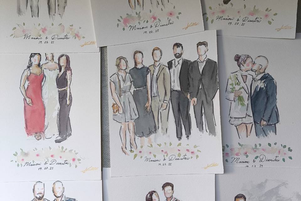 Illustrations mariage