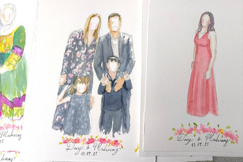 Illustrations mariage