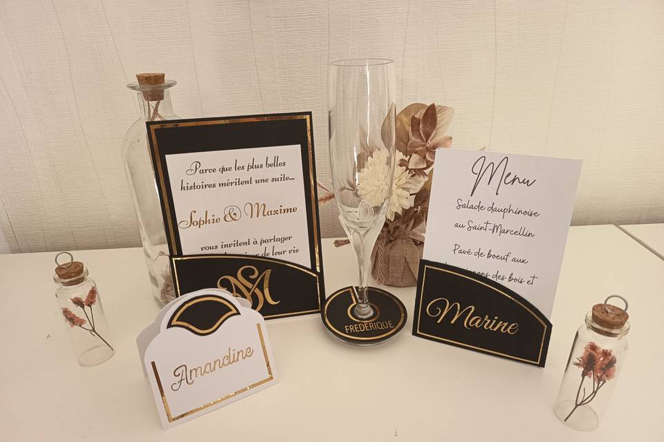 Collection noire et or