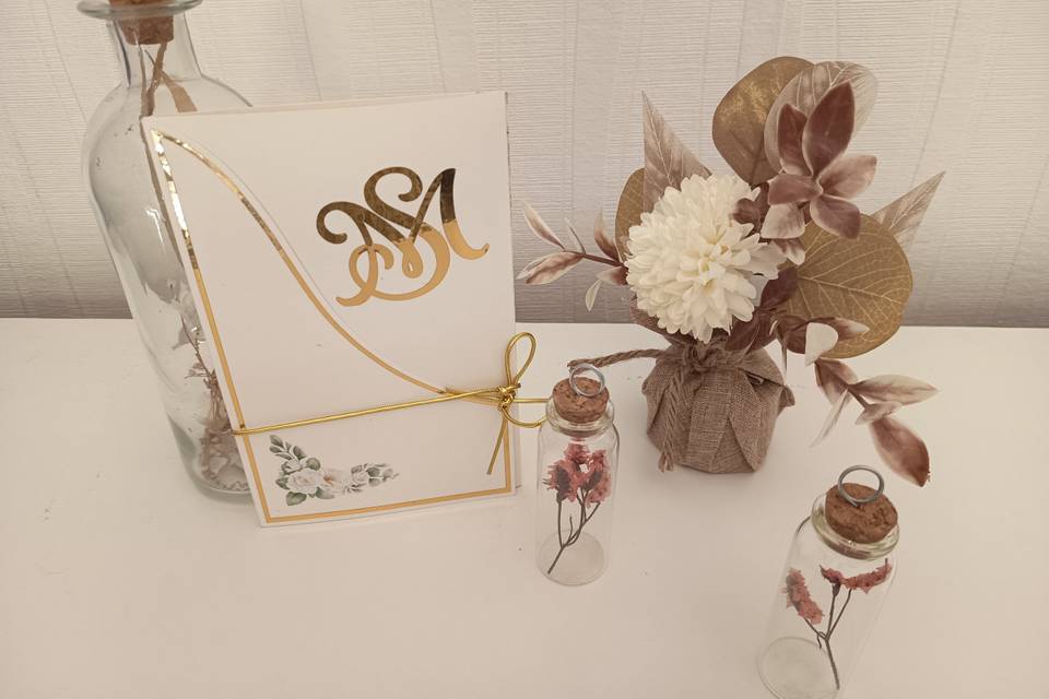Faire-part monogramme