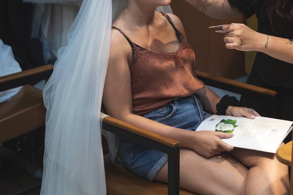 Préparatif mariée
