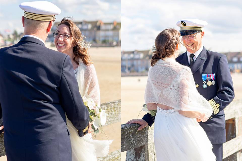 Photos de couple à la plage