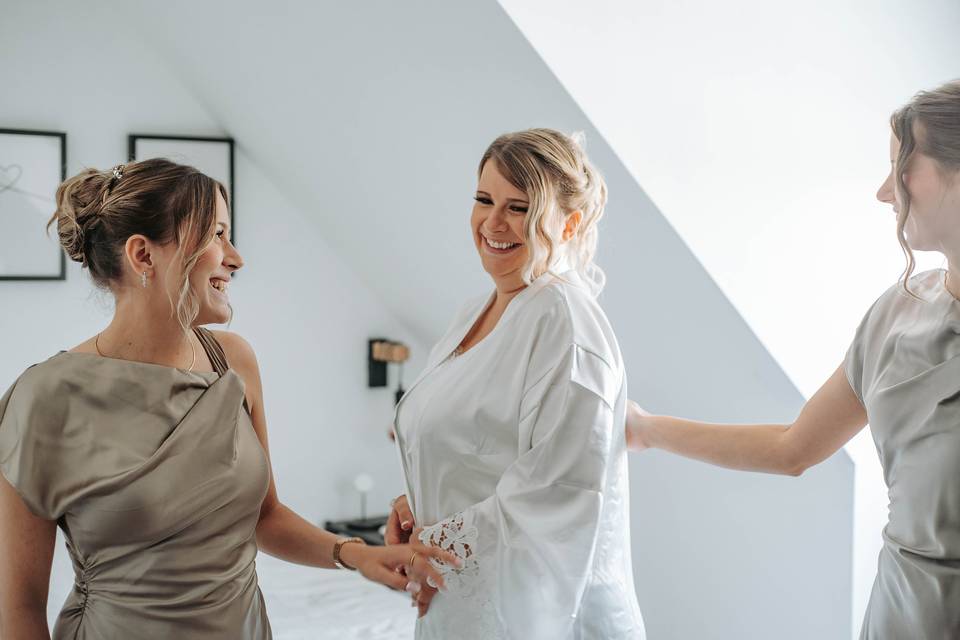 Préparatifs mariée