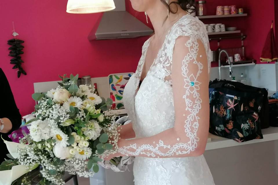 Tatouage dentelle mariée