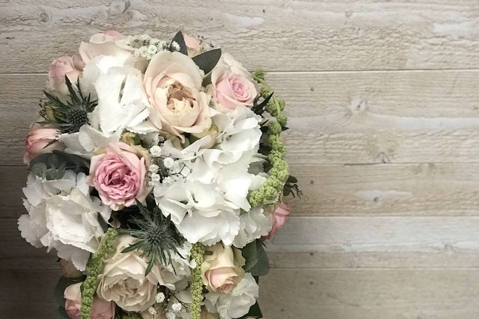 Bouquet de mariée chute