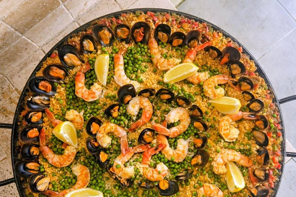 Paella mixte