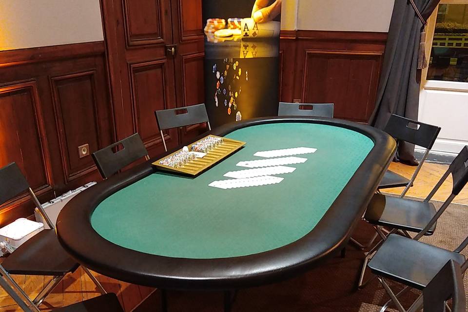 Table de Poker professionnelle