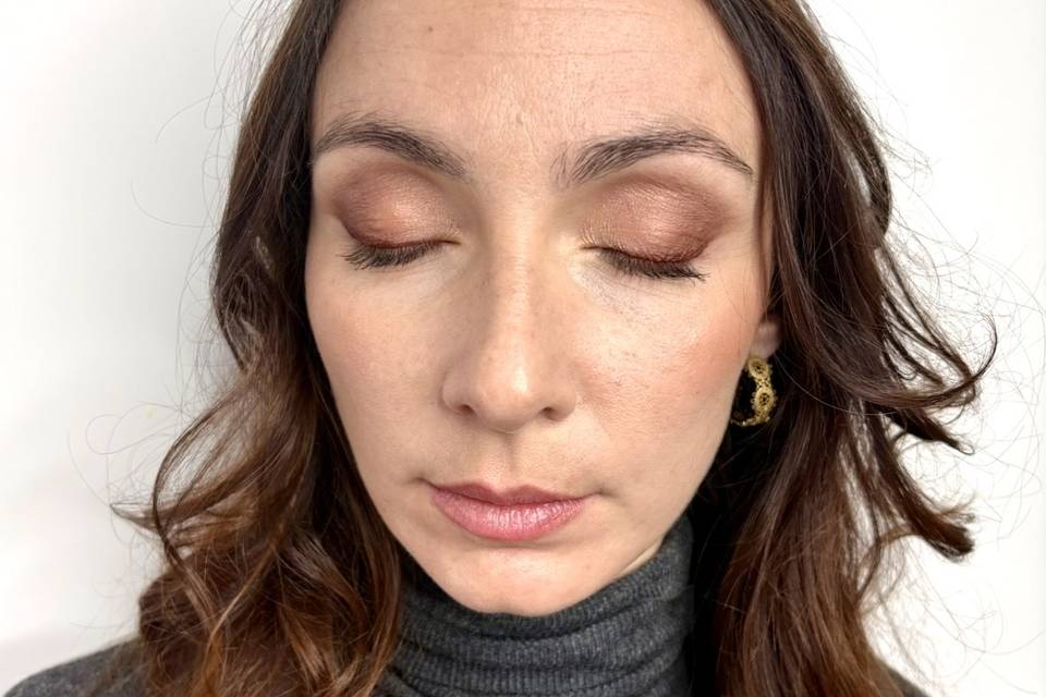 Maquillage tons chauds