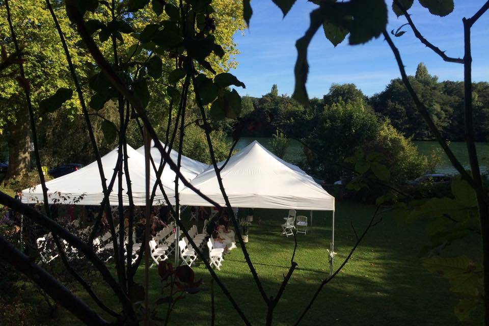 Mariage dans le jardin