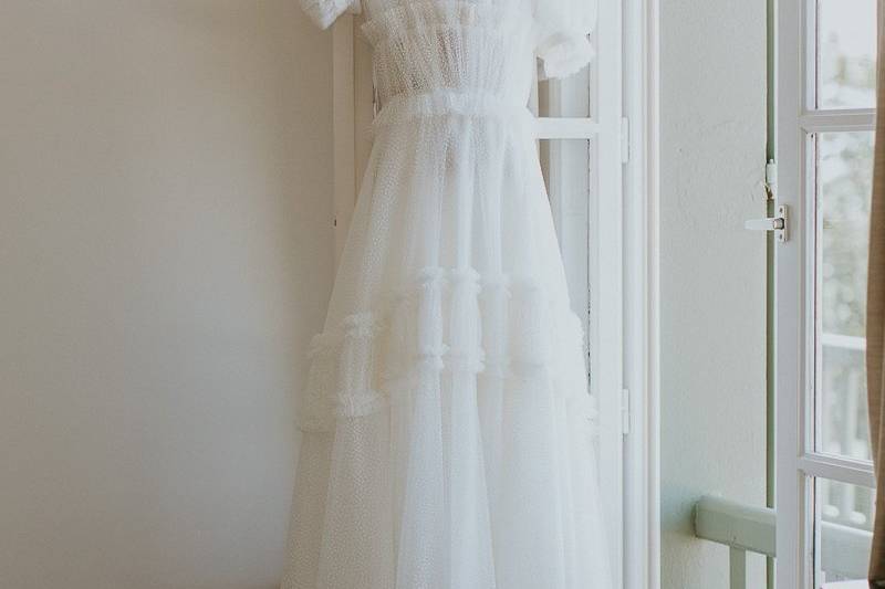 Préparatifs de la mariée