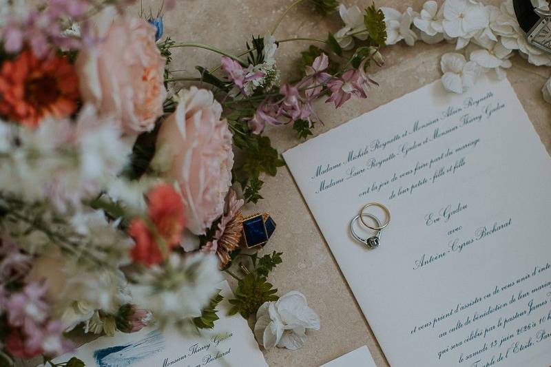 Préparatifs de la mariée